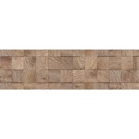 Decoratie plakfolie houtnerf look bruine blokken 45 cm x 2 meter zelfklevend   -