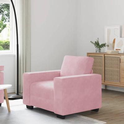 Sofastoel Roze 60 cm Fluweel