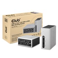 CLUB3D UNIVERSEEL Mini Displaylink gecertificeerd Docking Station USB A 3.2 Gen 1 4K30Hz 1x HDMI, 1x DVI, 4x USB Superspeed - thumbnail