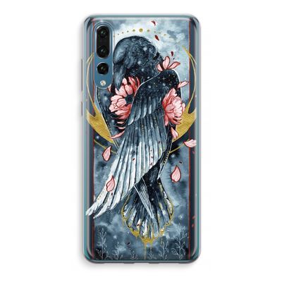 Golden Raven: Huawei P20 Pro Transparant Hoesje