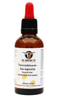 De Groene Os teunisbloem-borageolie hond / kat
