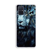 Darkness Lion: Galaxy A71 Transparant Hoesje