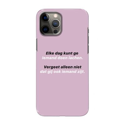 gij zijt ook iemand: Volledig geprint iPhone 12 Pro Max Hoesje