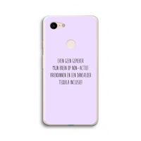 Tequila: Google Pixel 3 XL Transparant Hoesje