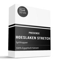 Splittopper Hoeslaken - Egyptisch Katoen Stretch - 180x200 cm - Keuze Uit Meerdere Kleuren - Presence - Dekbed-Discounter.nl
