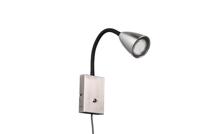Trio Flexibele leeslampWanda RVS - 202670107