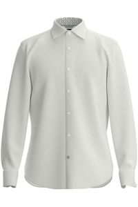 BOSS Casual Fit Jersey shirt wit, Effen