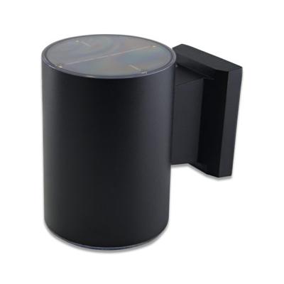 Solar LED-wandlamp Pluto Up-Down zwart