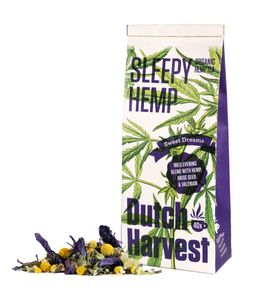 Sleepy Hemp - Hennep & Kruidenmix thee 40 gram - Dutch Harvest losse thee