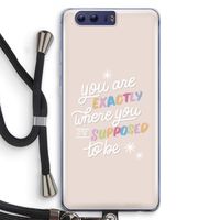 Right Place: Honor 9 Transparant Hoesje met koord