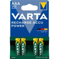 VARTA Batterij R03 AAA oplaadbaar 1000mAh krt (4) - thumbnail