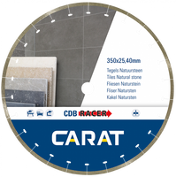 Carat CDBM350400 | Racer Diamantzaagblad | 350 x 25,40 | tegels/natuursteen - CDBM350400