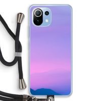 Sunset pastel: Xiaomi Mi 11 Lite Transparant Hoesje met koord