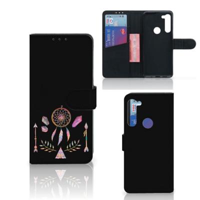 Motorola G8 Power Leuk Hoesje Boho Dreamcatcher | Portemonnee hoesje
