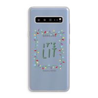 It's Lit: Samsung Galaxy S10 5G Transparant Hoesje