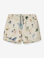 Zwemshort met Aiden LIEWOOD-print beige