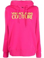 Versace Jeans Couture hoodie à logo imprimé - Rose