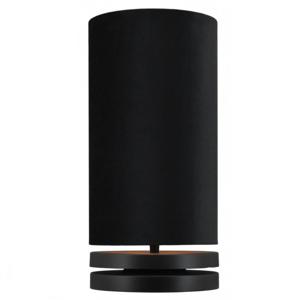 Livio zwart tafellamp 45cm + kap zwart