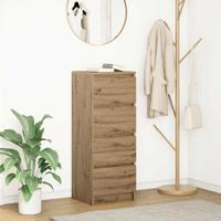 Dressoir 37,5x35x99 cm spaanplaat ambachtelijk eikenkleurig