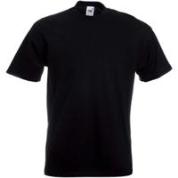 Fruit of the Loom Basics t-shirt - heren - zwart - 100% katoen - Regular fit