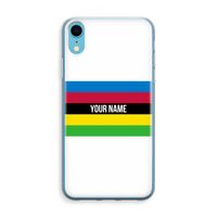 WK Wielrennen: iPhone XR Transparant Hoesje