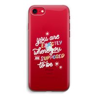 Right Place: iPhone SE 2020 Transparant Hoesje