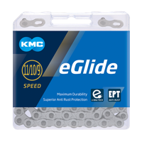 KMC ketting eglide 9/11 speed shimano 118 links ept zilver incl missinglink