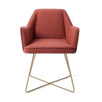 Jesper Home Tome eetkamerstoel cross gold Shabby Saffron