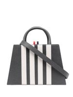 Thom Browne sac cabas à bande appliquée - Gris