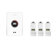 Bosch EasyControl set m. 1x Single slimme kamerthermostaat en 3x Smart radiatorthermostaatkop wit 7736701393 - thumbnail