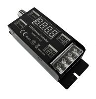 LED dimmer draai 12V of 24V 214-118 12V max 300W bij 24V 600W plaatsen tussen voeding en LED strip