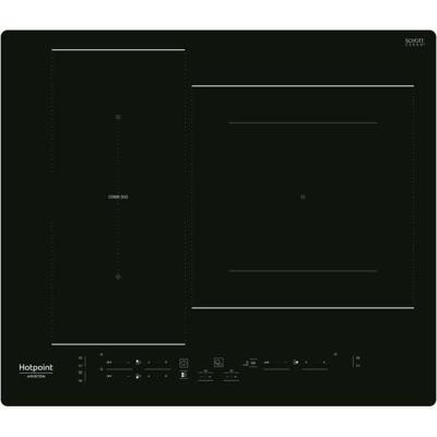 HOTPOINT HB2760BNE - Inductiekookplaat - 3 zones - 7200W totaal - L 59 cmX D 51 cm - Zwart
