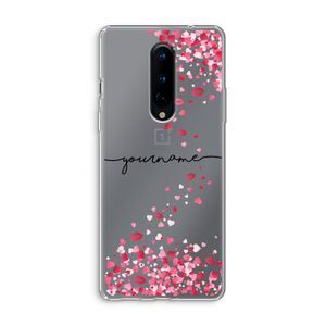Hartjes en kusjes: OnePlus 8 Transparant Hoesje