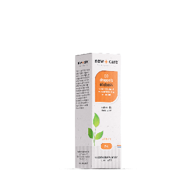 New Care Vitaminen D3 Druppels Oliebasis Vloeibaar Oliebasis 25 ml