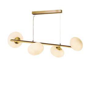 Searchlight Gouden hanglamp Pebble 4-lichts 94041-4GO