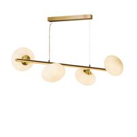 Searchlight Gouden hanglamp Pebble 4-lichts 94041-4GO