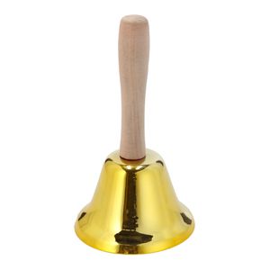 Tafelbel/handbel goud 12 cm    -