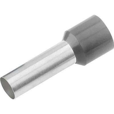 Cimco 187019 Adereindhulzen 4 mm² Deels geïsoleerd Grijs 100 stuk(s)