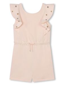 Chloé Kids combishort à poignets volantés - Rose