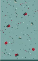 Duni dunicel tafelkleed jolly journey 138x220cm groen 1 stuks