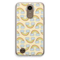 Regenboog: LG K10 (2017) Transparant Hoesje Regenboog: LG K10 (2017) Transparant Hoesje