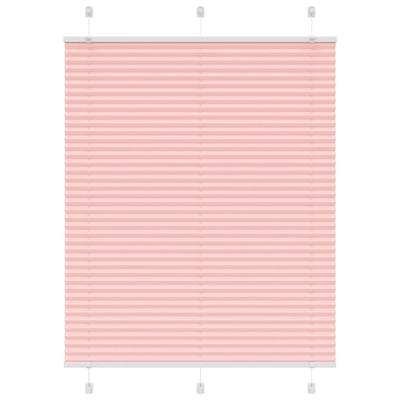 Pliss rolgordijn 110x100cm stofbreedte 109,4cm polyester roze