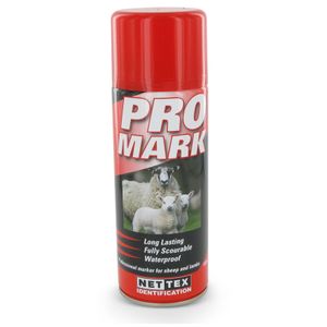Merkspray ProMark voor schapen 400ml rood