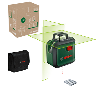 Bosch Groen AdvancedLevel 360°-lijnlaser | Inclusief Batterijen - 0603663BZ0