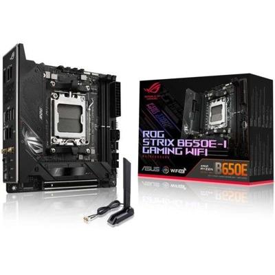 Moederbord - ASUS - ROG STRIX B650E-I GAMING WIFI - AMD B650 - Mini ITX - DDR5 SDRAM