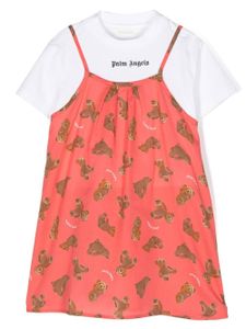 Palm Angels Kids robe à imprimé graphique - Rose