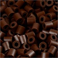 NABBI Foto kralen, afm 5x5 mm, gatgrootte 2,5 mm, medium, donkelbruin (2), 6000 stuk/ 1 doos