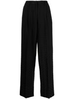 Missoni pantalon de tailleur à motif zigzag - Noir - thumbnail