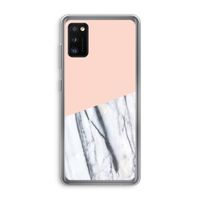 A touch of peach: Samsung Galaxy A41 Transparant Hoesje