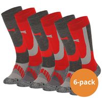 Xtreme Skisokken Unisex 6-pack Multi Red-45/47